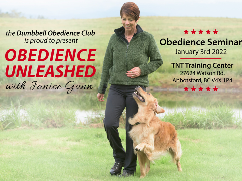 Obedience Unleashed  RESCHEDULED TO FEB. 5, 22