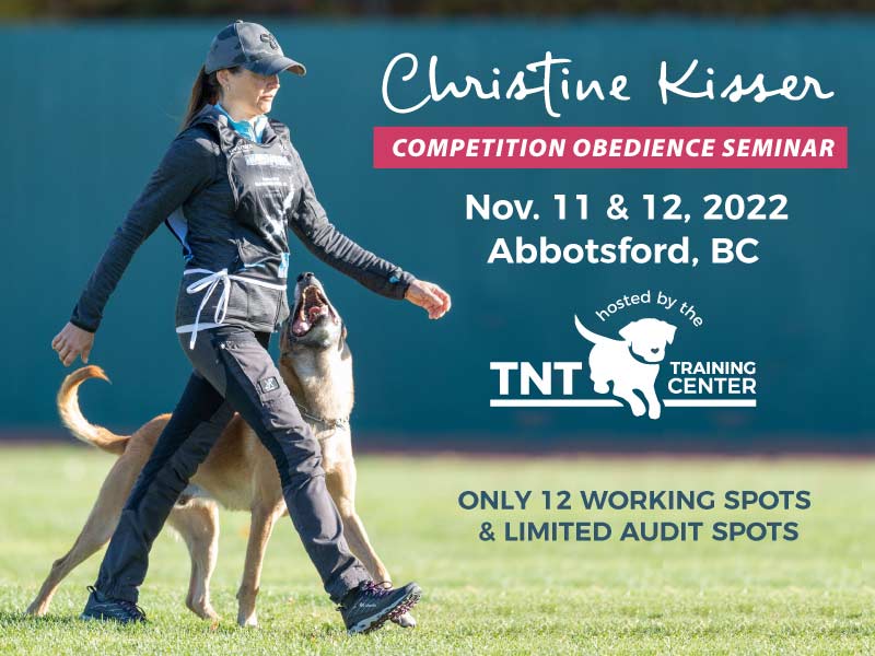 Competition Obedience Seminar with Christine Kisser
