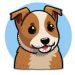 Australian Cattle Dog Puppy (cartoon icon)